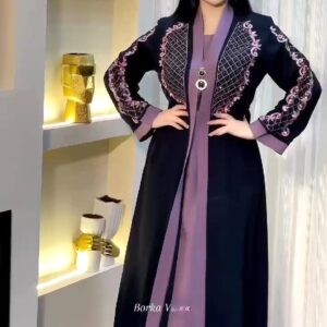 পদ্মকুঁড়ি এম্ব্রয়ডারি ও স্টোন বোরকা (হিজাব ফ্রী) - 50